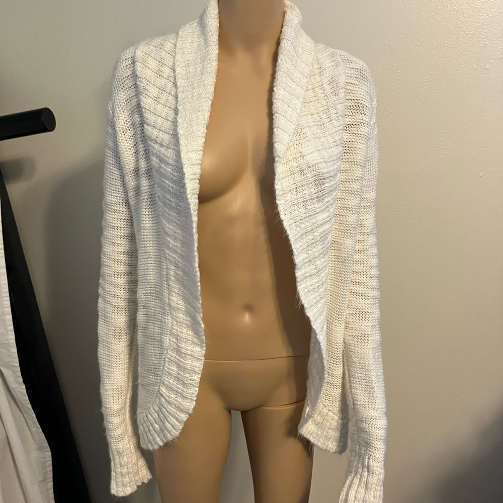 Element sweater cardigan-white large